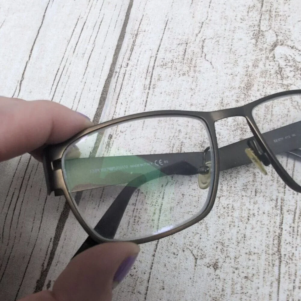 Emporio Armani Bronze Brown Eyeglass Frames